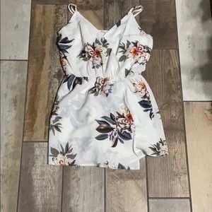 Floral Skort Romper